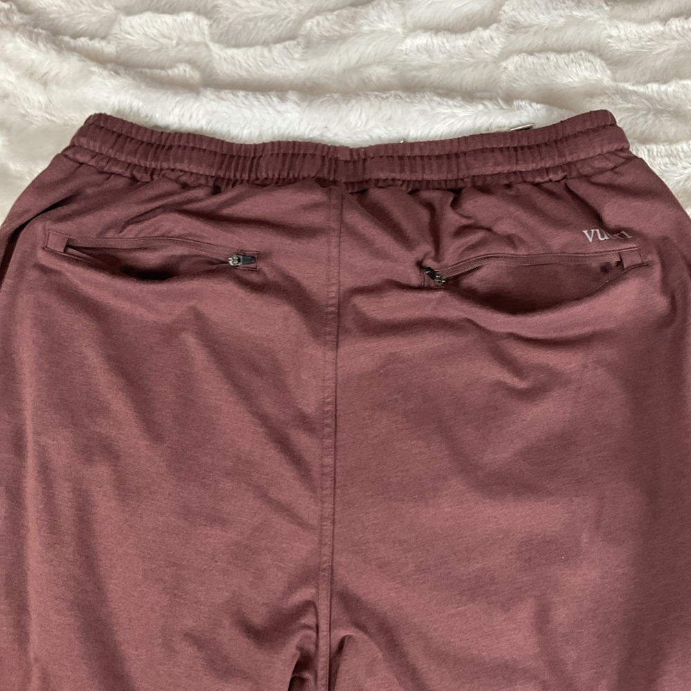 Vuori Men's Large Brown Tampered Leg Drawstring Joggers Athletic Comfortable Gym - Picture 11 of 11